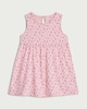 image 1 of F&F Baby Pure Cotton Cherry Print Sleeveless Dress in Pink