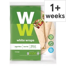 Weight Watchers White Wraps 6 Pack