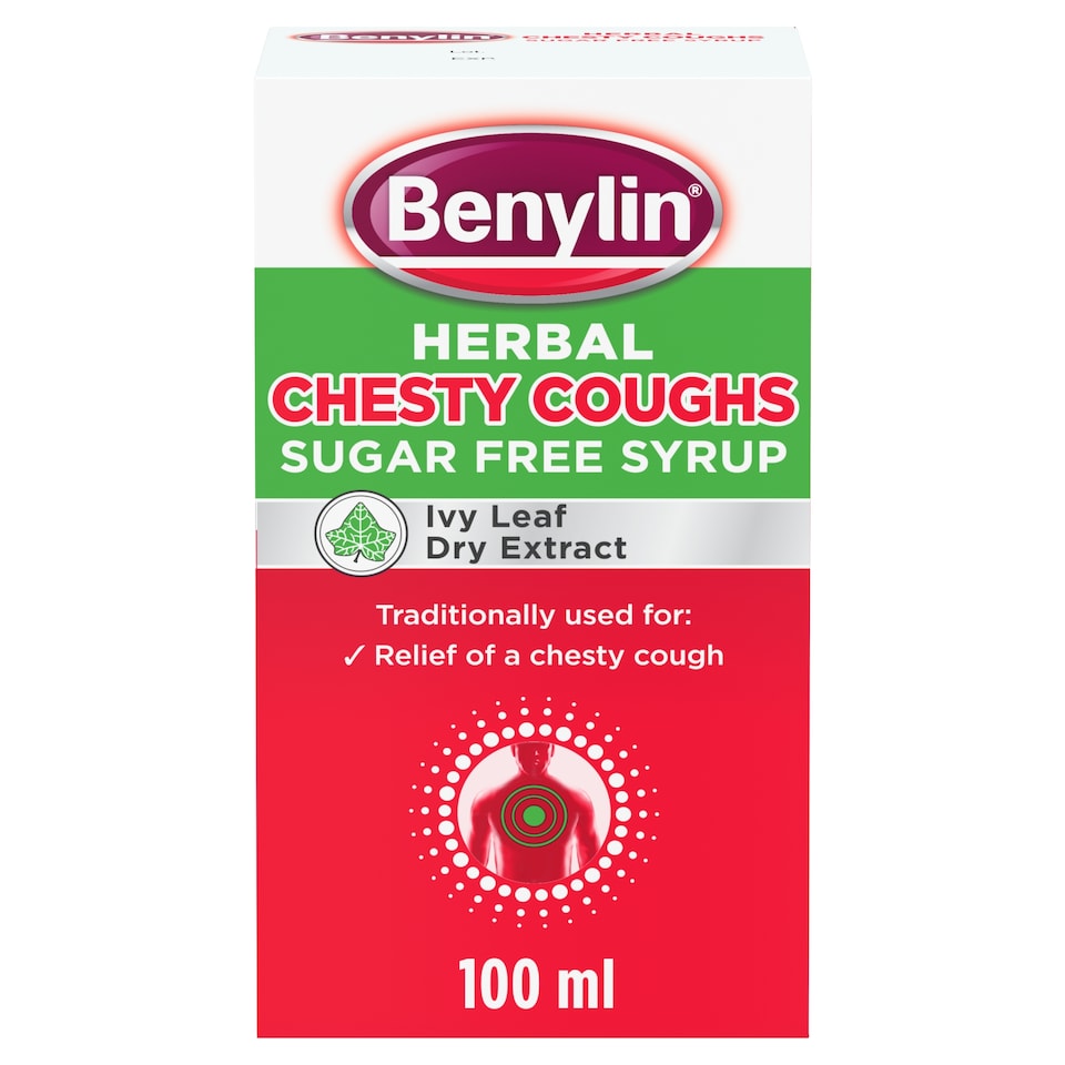 image 1 of Benylin Herbal Chesty Coughs Syrup 100ml