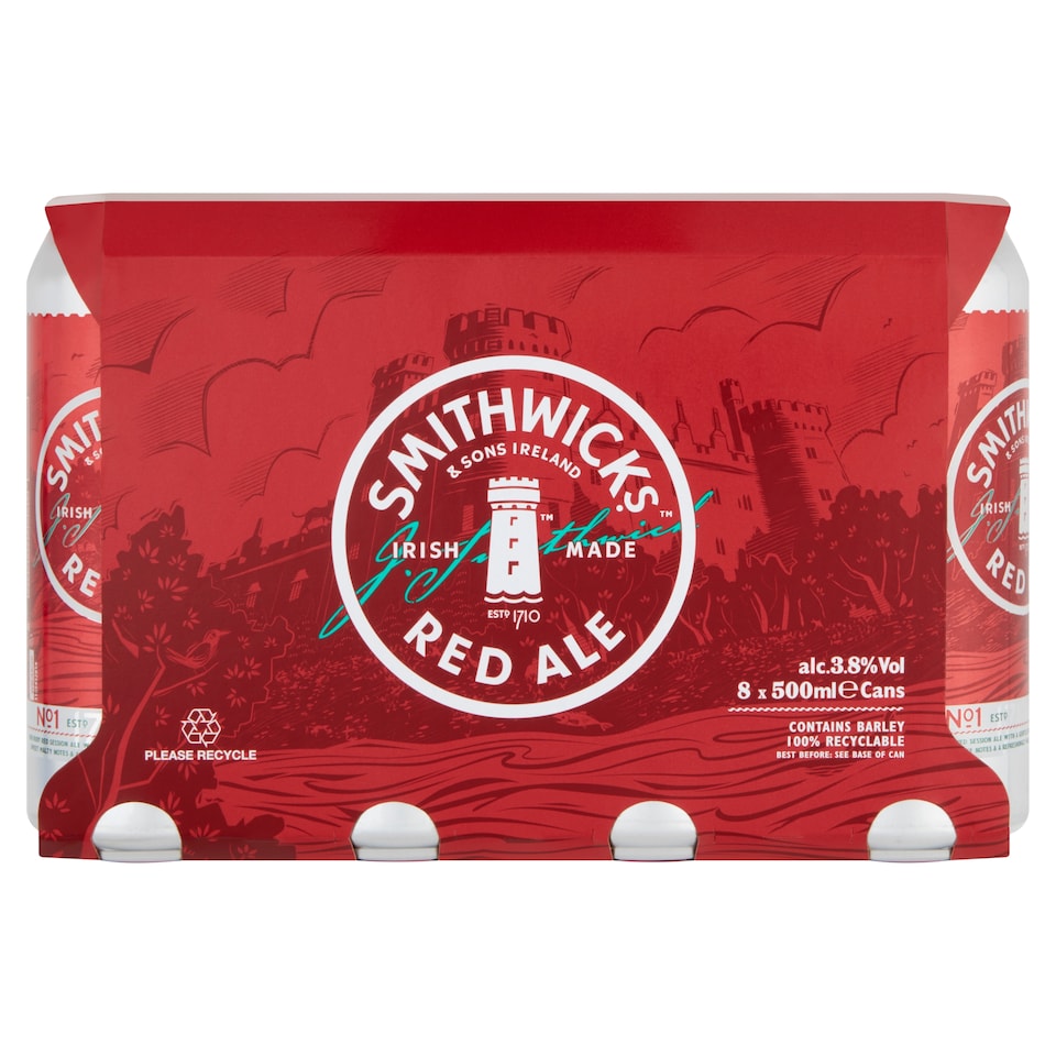 Smithwick's Red Ale Beer 8X500ml Can