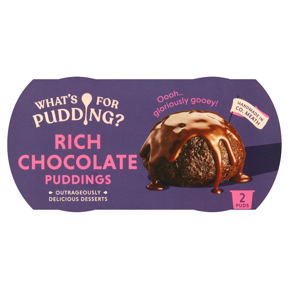 WHATS FOR PUDDING? RICH CHOCOLATE PUDDING 2x130G
