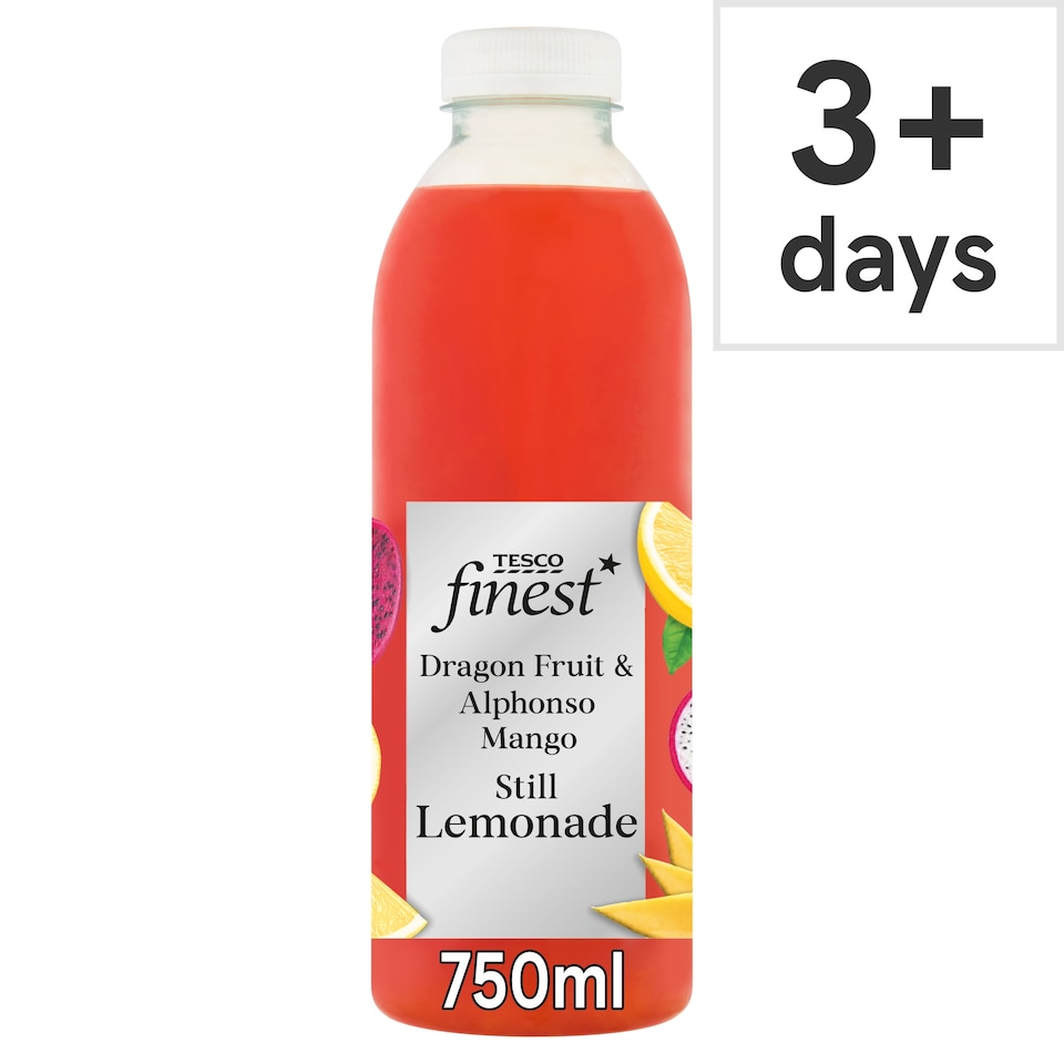 Tesco Finest Dragon fruit & Alphonso Mango Lemonade 750ml