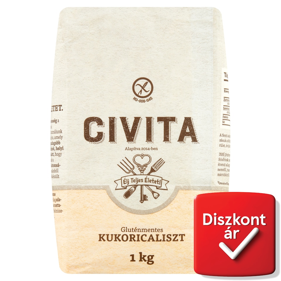 Civita gluténmentes kukoricaliszt 1 kg