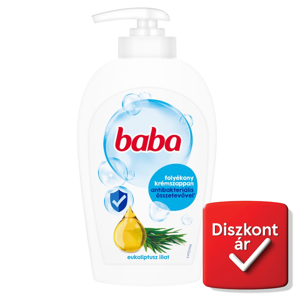 Baba folyékony krémszappan antibakteriális összetevővel 250 ml 