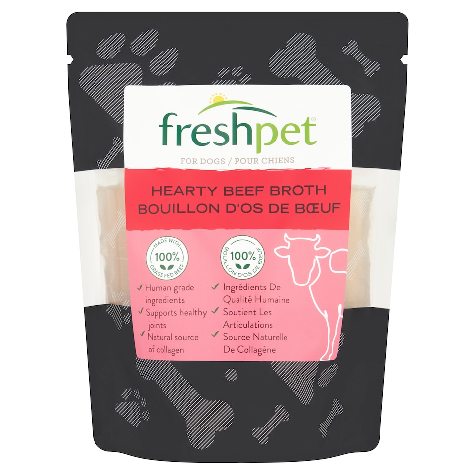 Freshpet Hearty Beef Broth For Dogs 350Ml