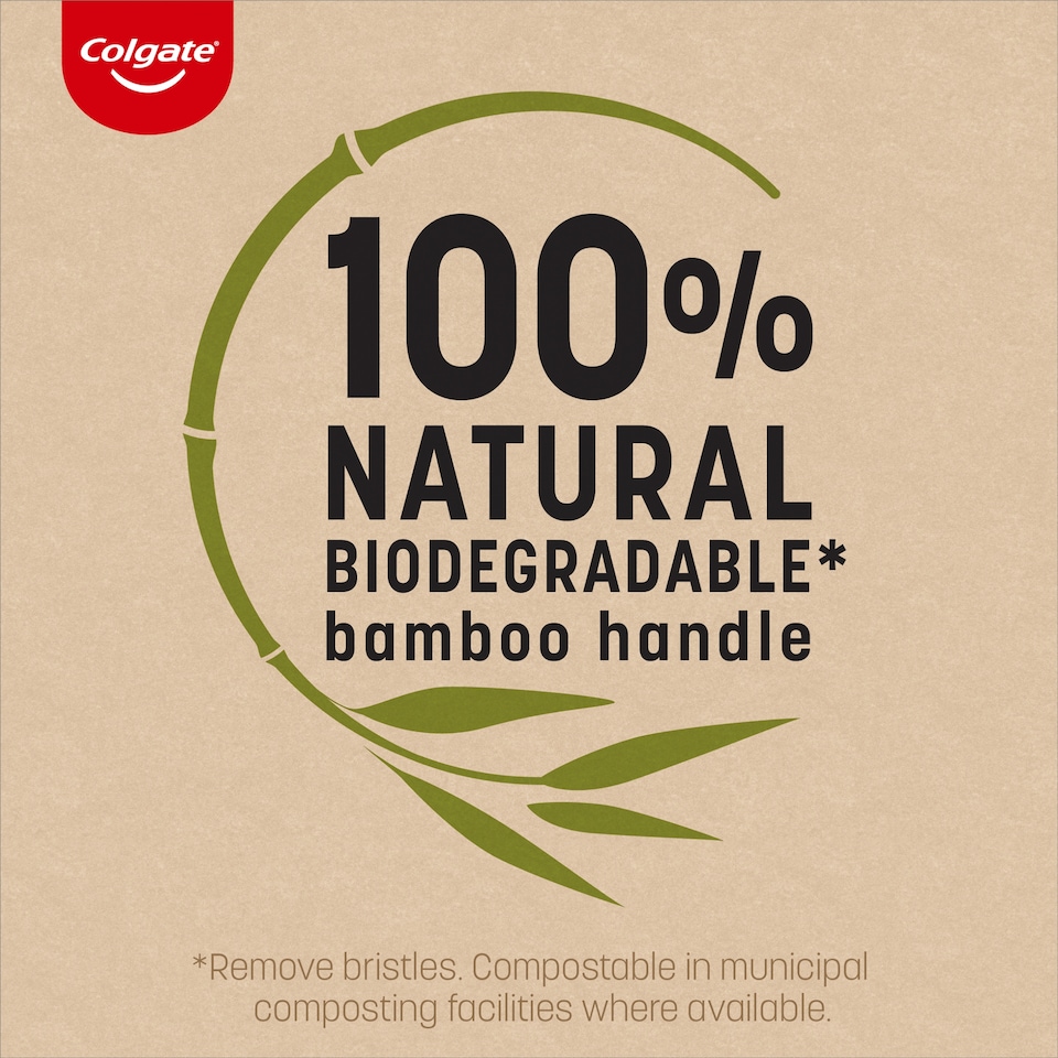 image 1 of Colgate Bamboo Charcoal Soft Toothbrush