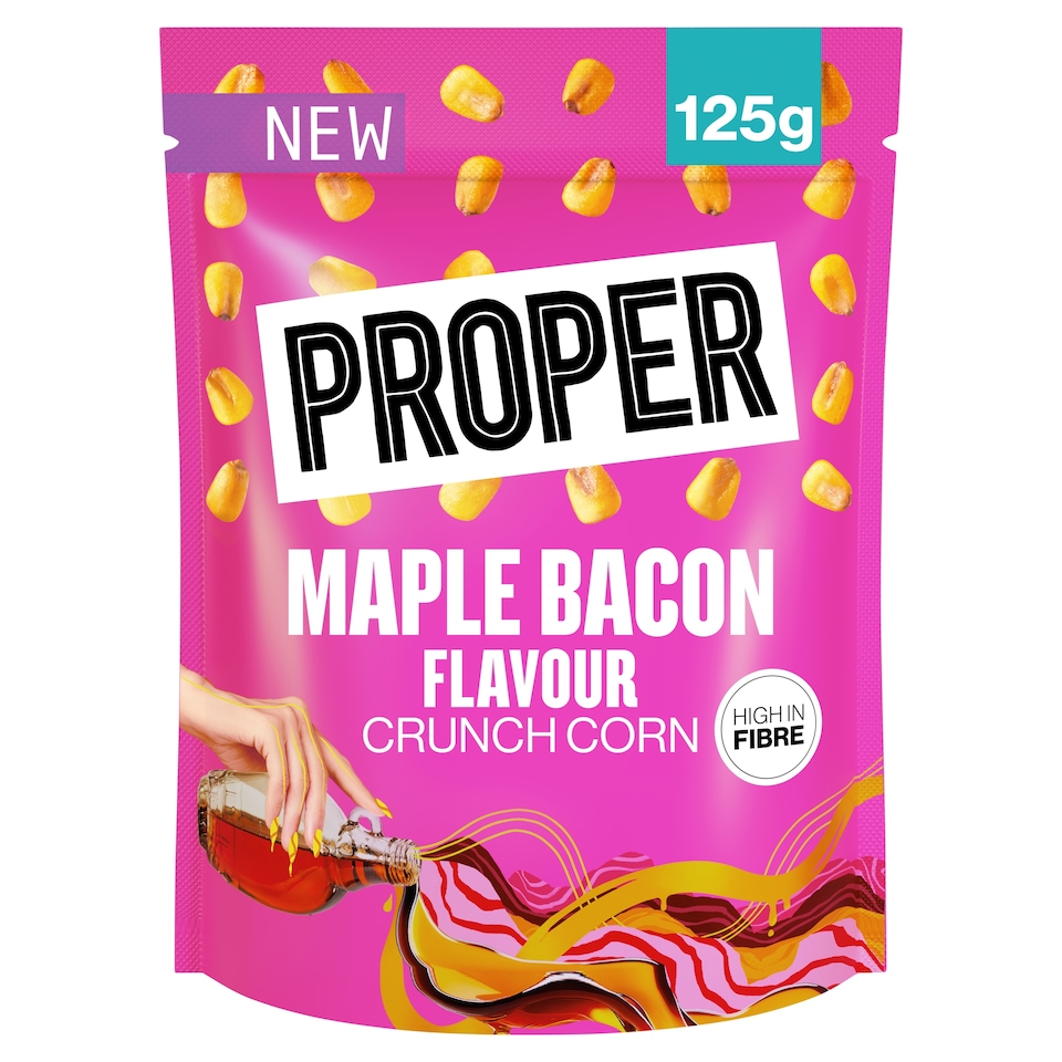 PROPER Maple Bacon Flavour Crunch Corn 125g
