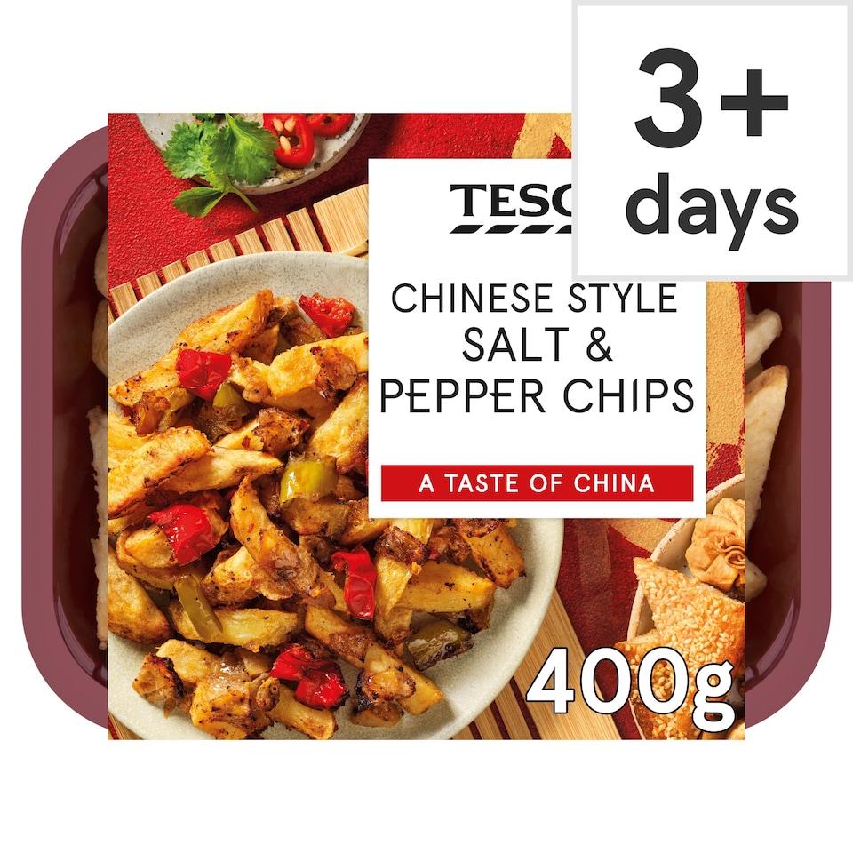 Tesco Chinese Style Salt & Pepper Chips 400g