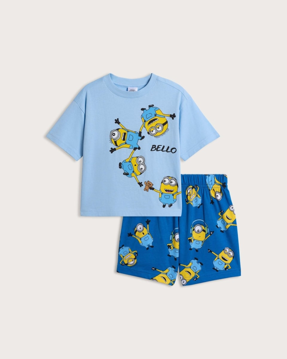 Minions 2-Piece Bello Pyjama Set in Blue