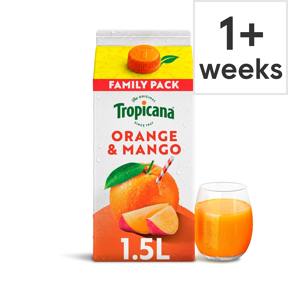 Tropicana Pure Orange & Mango Fruit Juice 1.5L