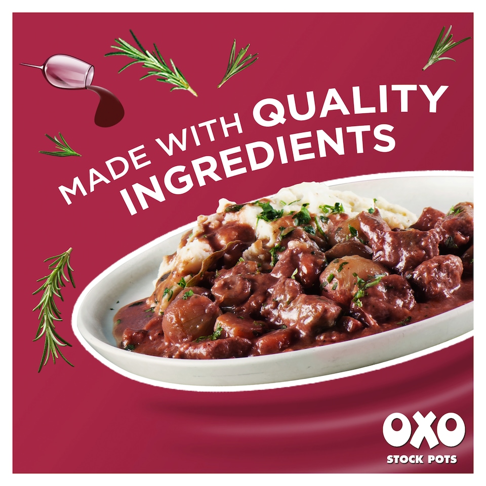 image 1 of Oxo Stock Pots Red Wine 4 X 20G