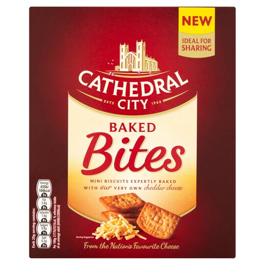 Cathedral City Baked Bites 140G Tesco Groceries