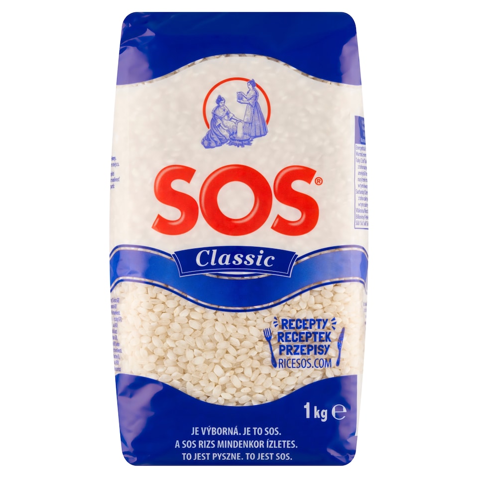 obrázok 1 z SOS Classic strednozrnná ryža bielená 1 kg