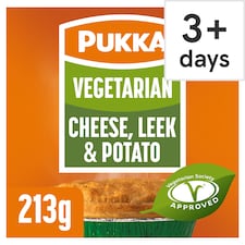 Pukka Vegetarian Cheese, Leek & Potato Pie