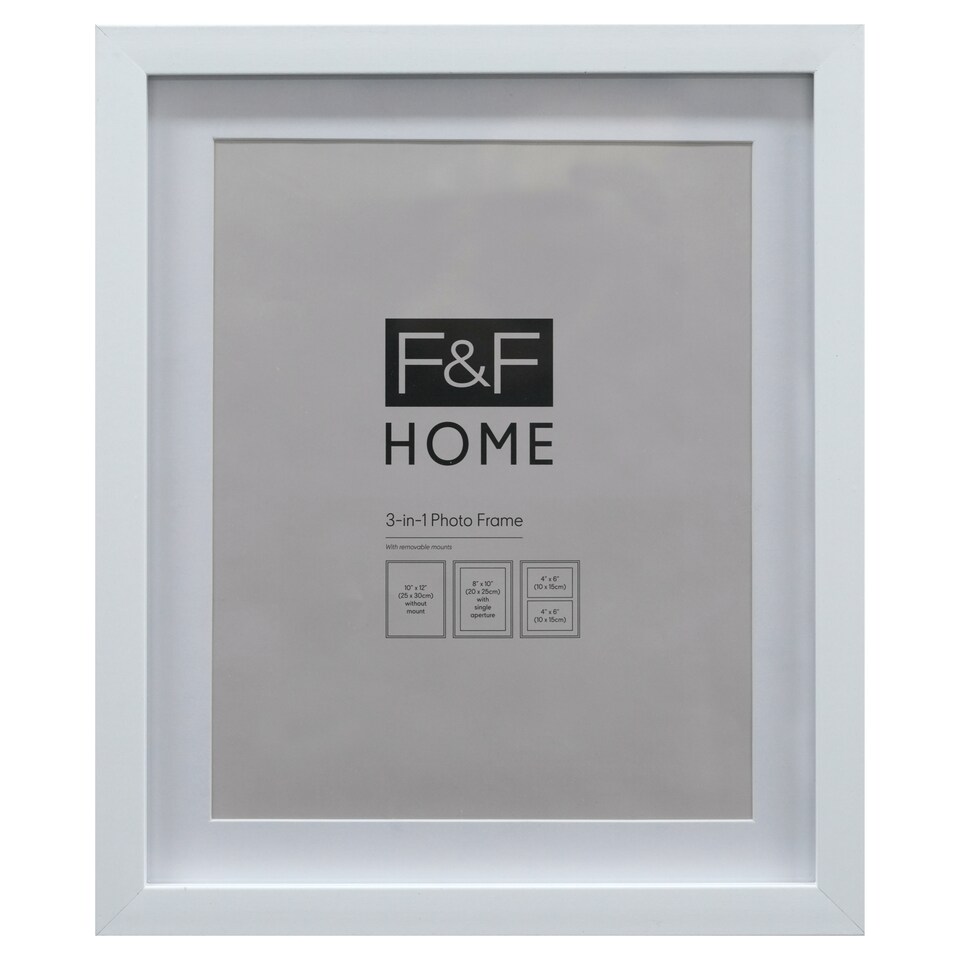 F&F Home White 3 v 1 rámik