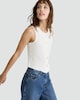image 3 of F&F Crinkle Textured Button Front Sleeveless Co-ord Top in Neutral