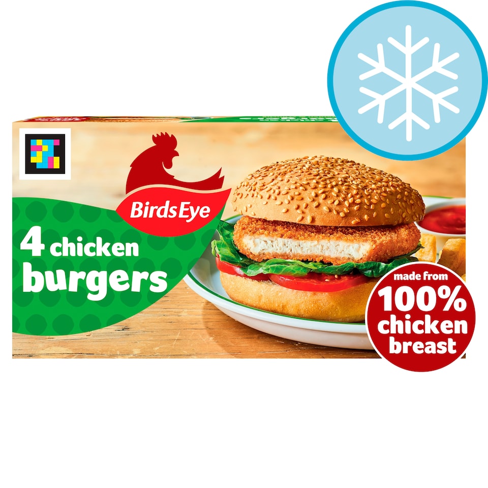 Birds Eye 4 Chicken Burgers 200G