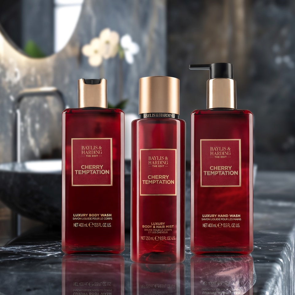 image 1 of Baylis & Harding The Edit Cherry Temptation Luxury Body & Hair Mist 250ml