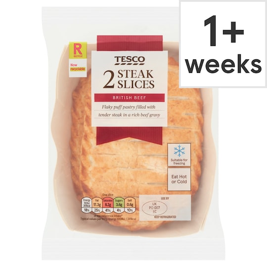 Tesco 2 Pack Steak Slices 300G Tesco Groceries
