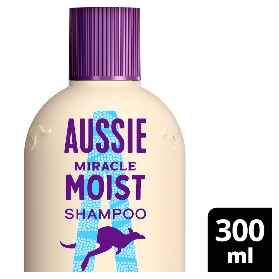 image 1 of Aussie Miracle Moist Shampoo 300Ml