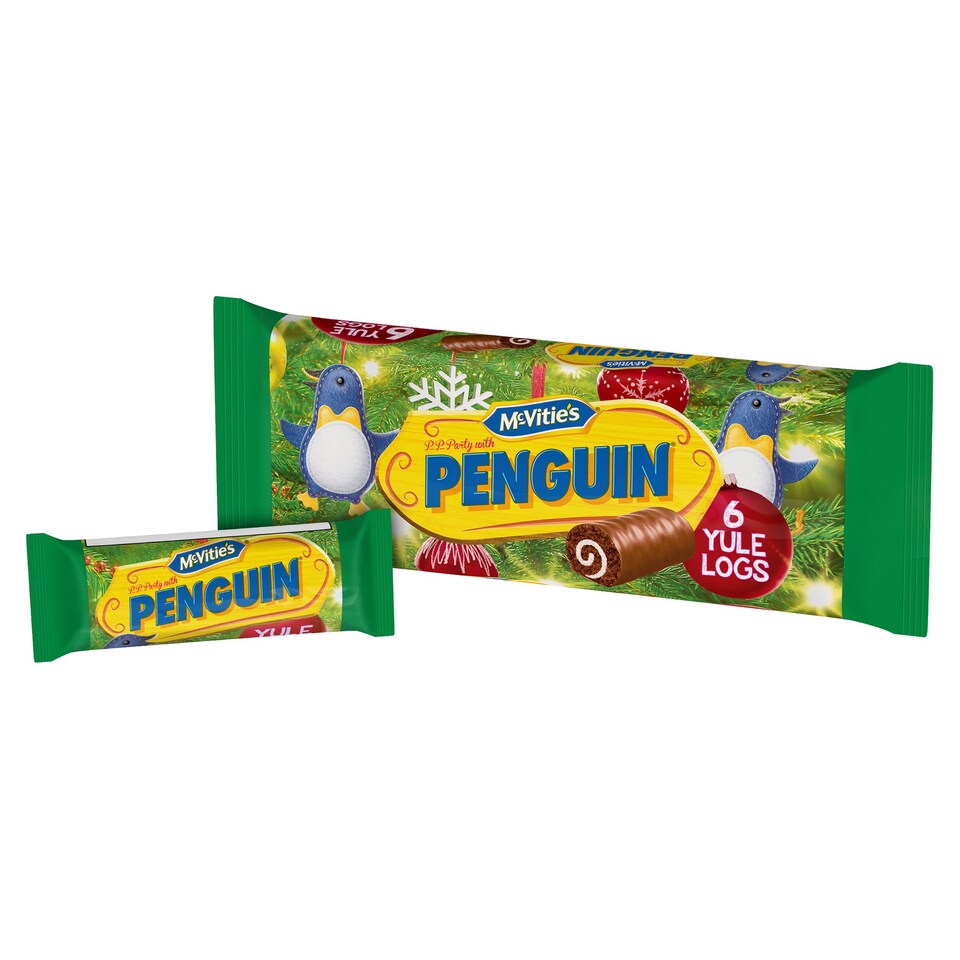 image 1 of Mcvities Penguin Yule Logs 6 Pack