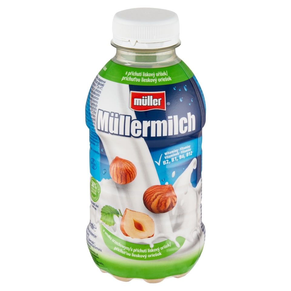 Müller Müllermilch Mliečny nápoj s príchuťou lieskový oriešok 400 g