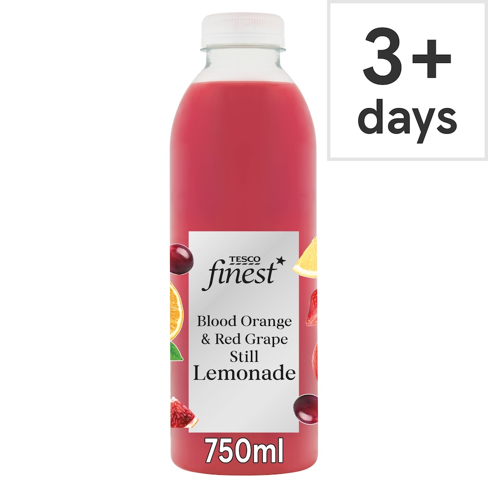 Tesco Finest Spanish Blood Orange & Red Grape Lemonade 750ml