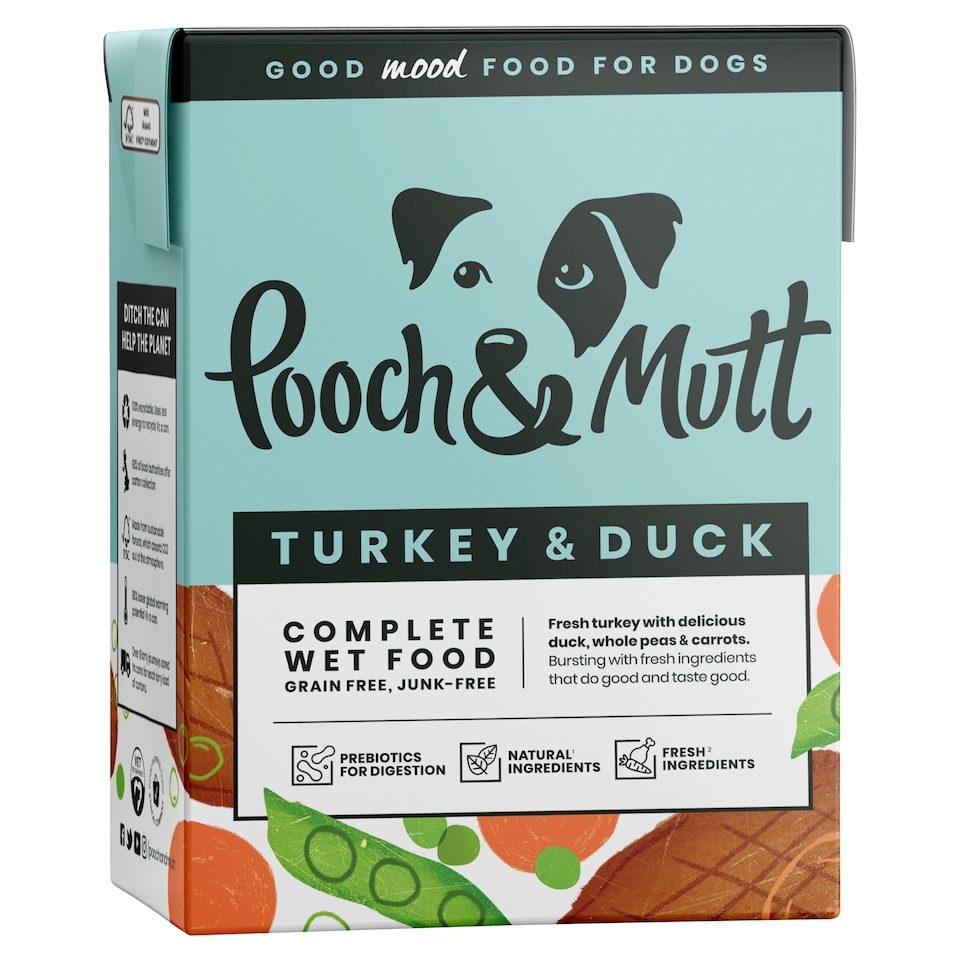 Pooch & Mutt Complete Wet Food - Turkey & Duck 375g