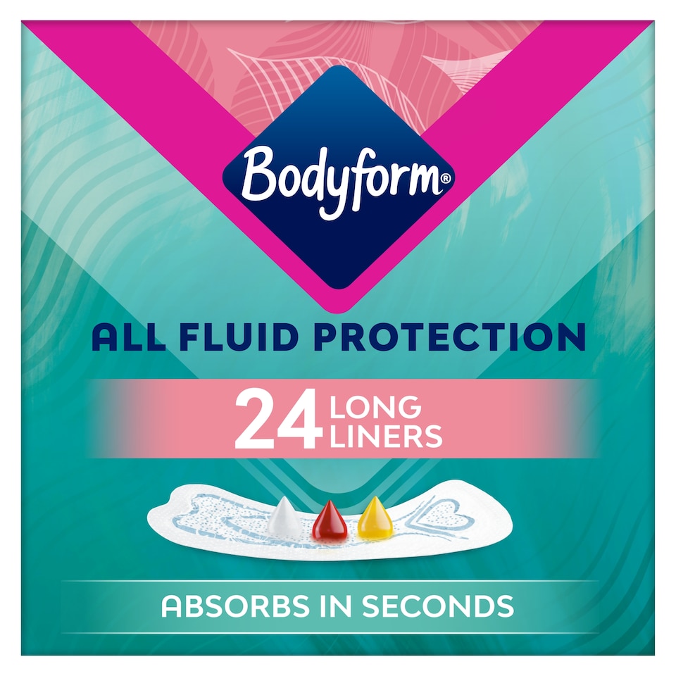 image 1 of Bodyform Dailies All Fluid Long Panty Liners 24 pack
