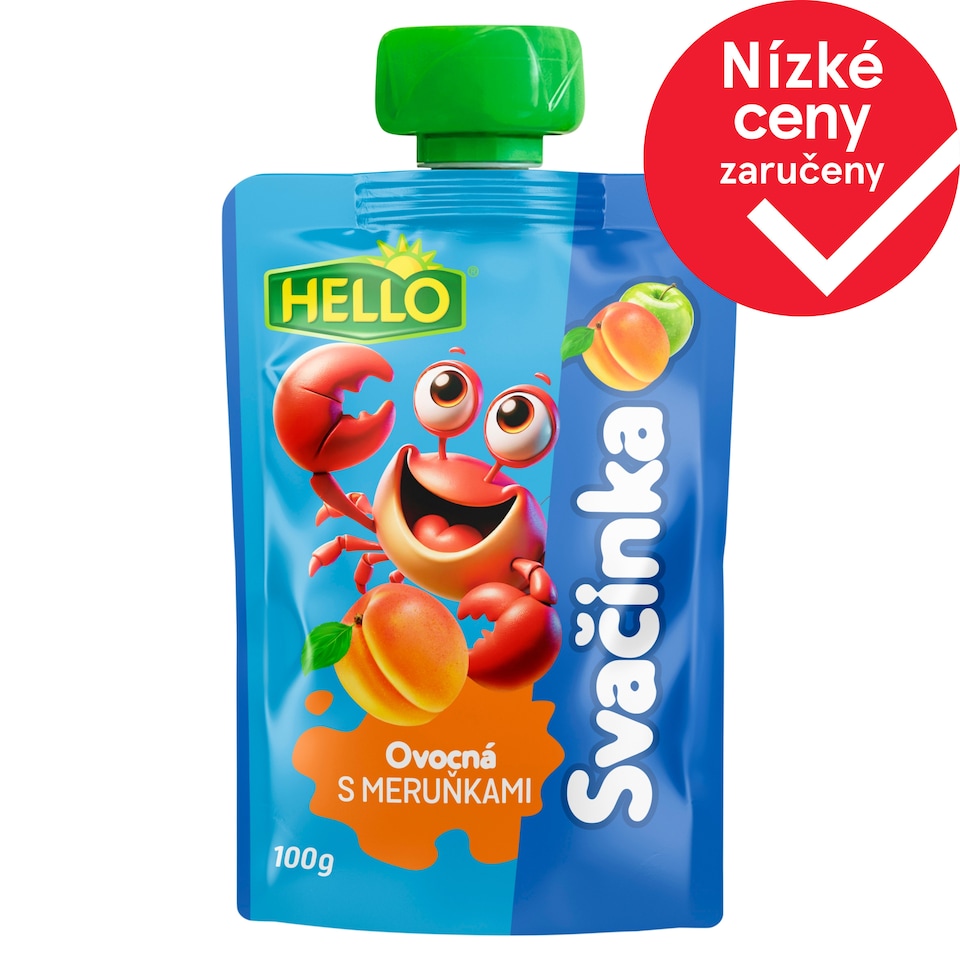 Hello Fruit Snack with Apricots 100g