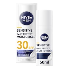 NIVEA MEN Sensitive Daily Protect Moisturiser SPF30 50ml