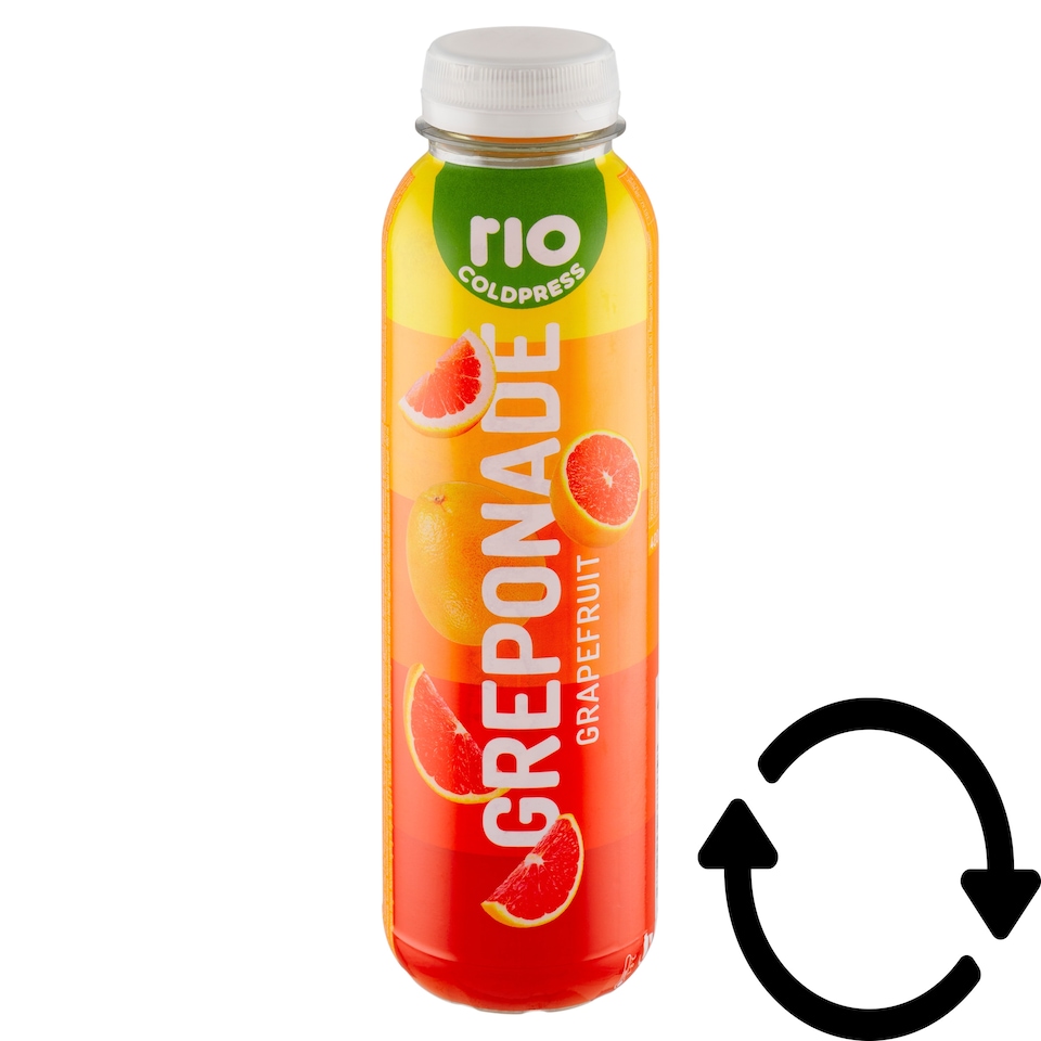 RIO Greponade szénsavmentes gyümölcsital grapefruitból és grapefruit péppel 400 ml