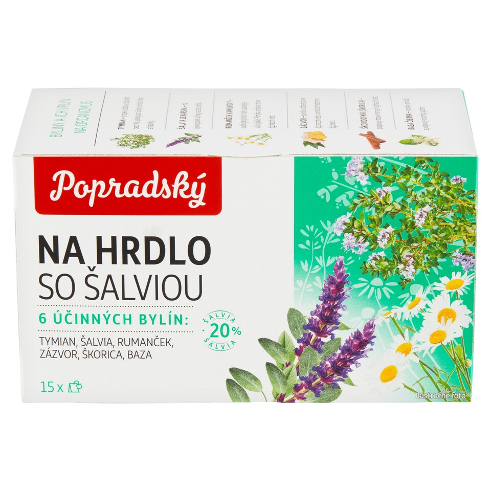 obrázok 1 z Popradský Na hrdlo so šalviou bylinný čaj 22,5 g