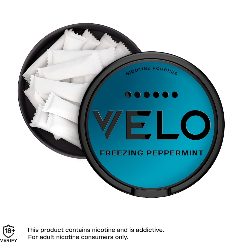 image 1 of Velo Max Freeze Nicotine Pouches 20 Pack 17mg 14g