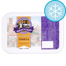 Brucciani Vanilla Ice Cream 1Ltr (L)