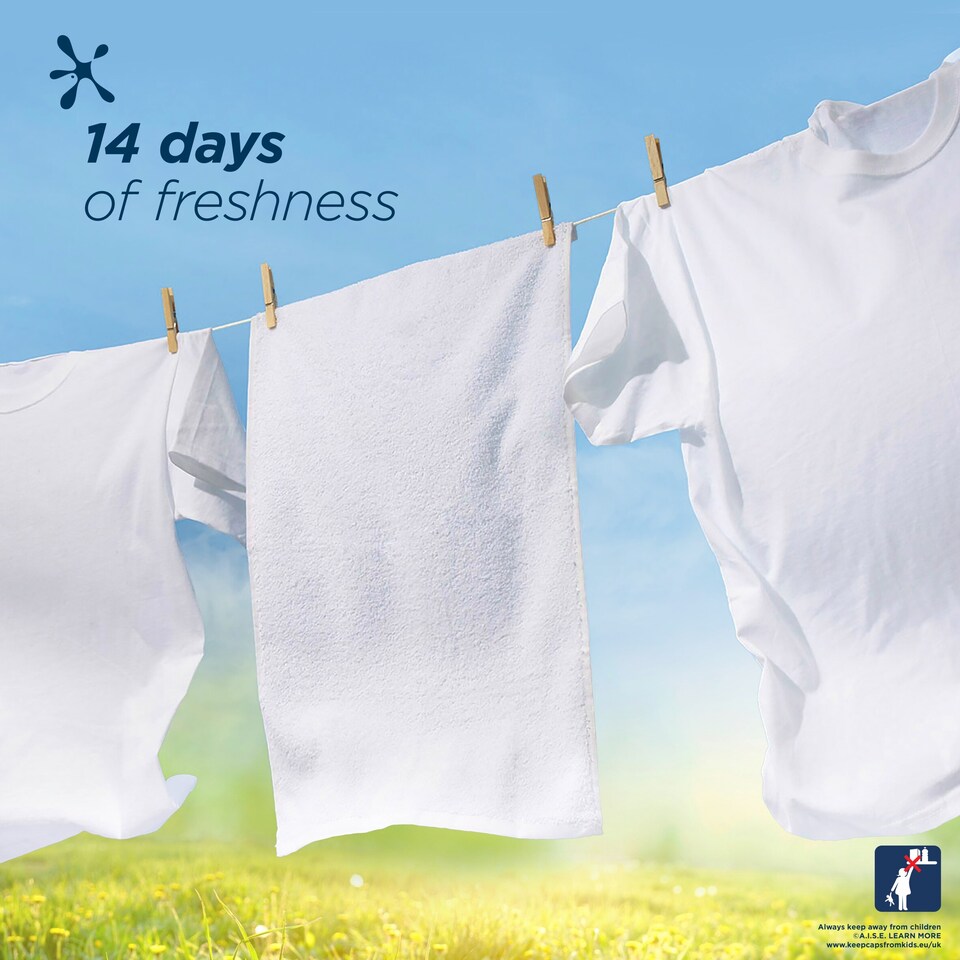 image 1 of Persil Ultimate Active Clean Laundry WashingDetergent Capsules 33 washes 696g