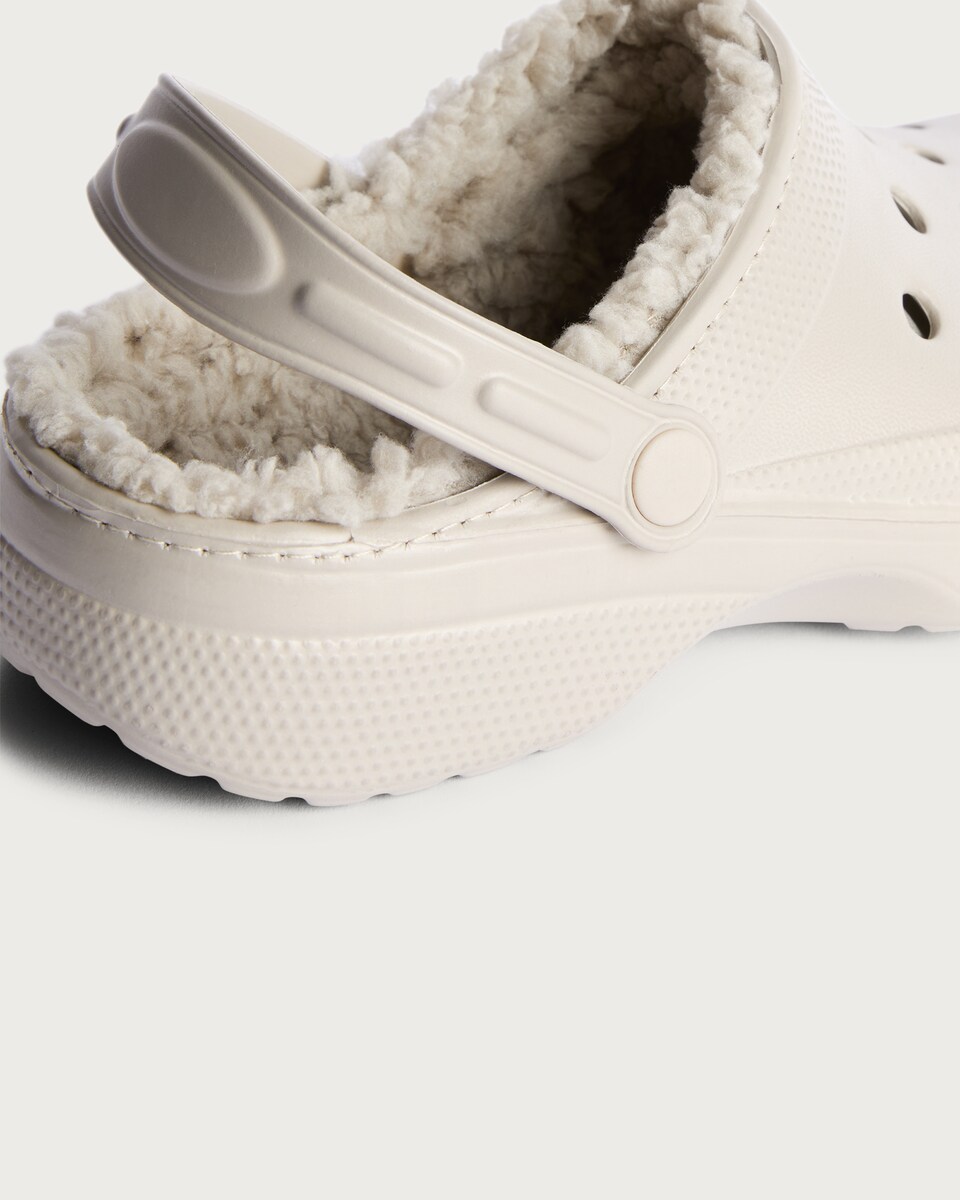 image 1 of F&F Borg Lined Clogs in Neutral