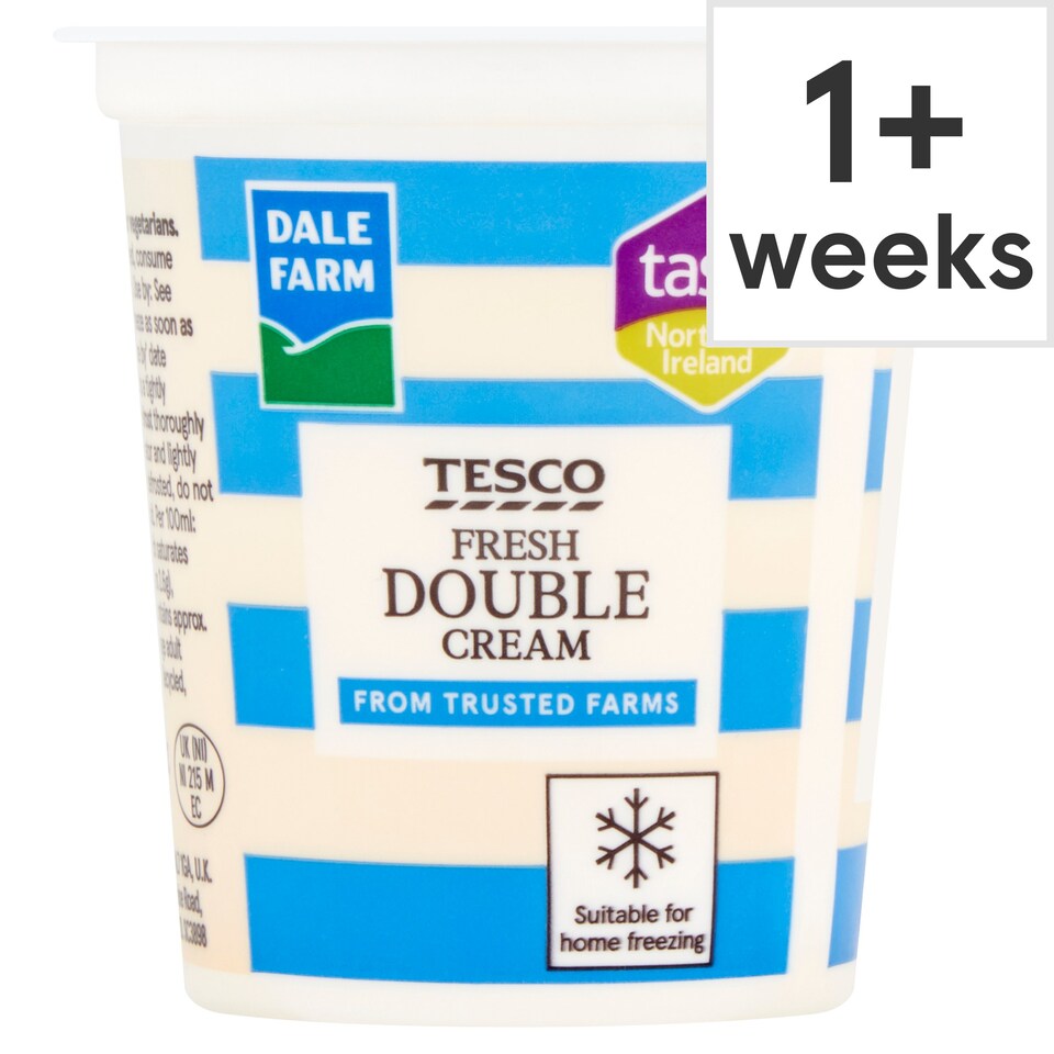 Tesco British Double Cream 125Ml Tesco Groceries