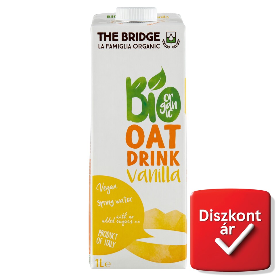 The Bridge UHT bio vaníliás zabital 1 l
