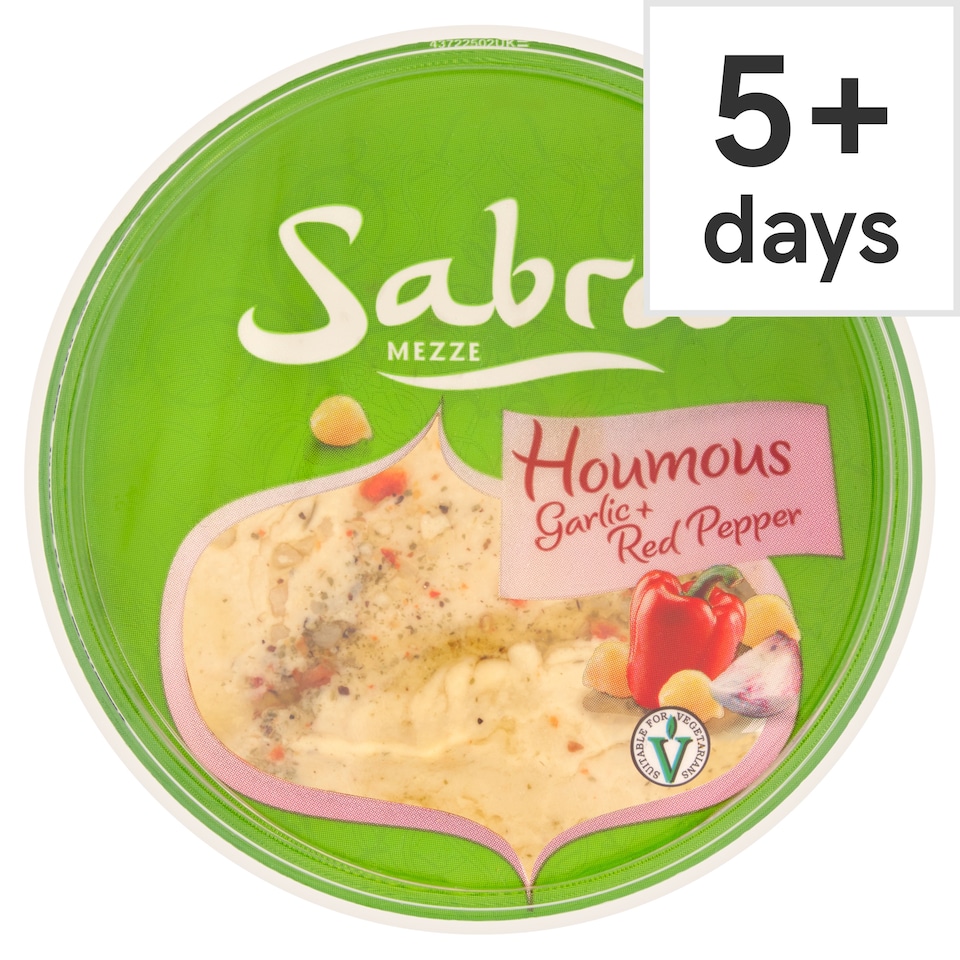 Sabra Houmous Garlic Red Pepper 200G