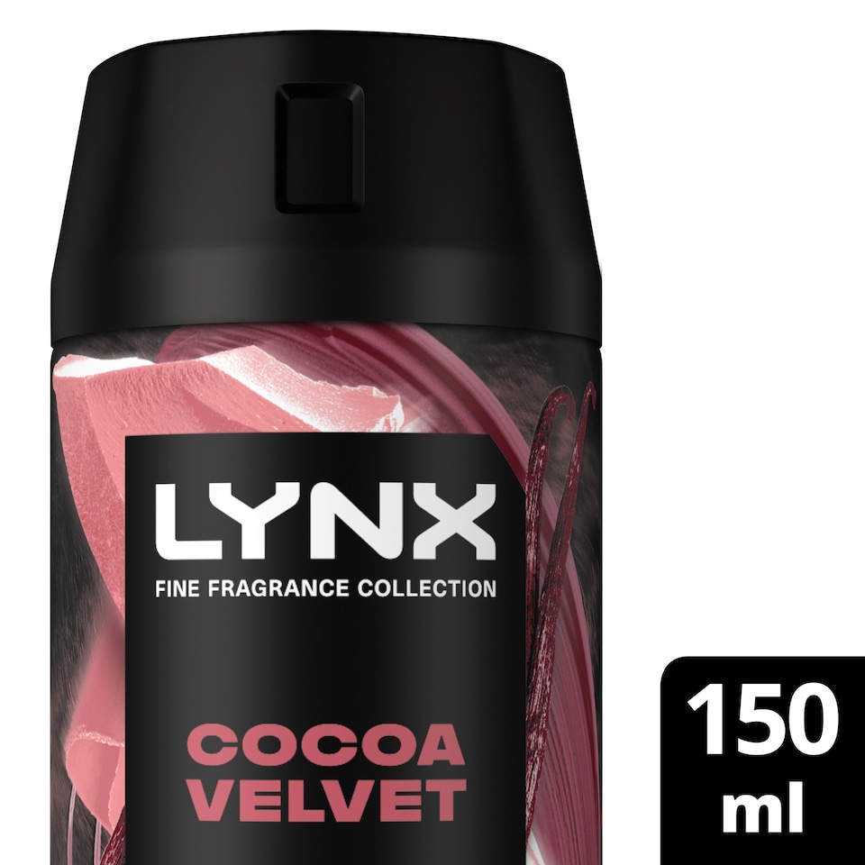 image 1 of Lynx Fine Fragrance Collection Deodorant Bodyspray Cocoa Velvet 150ml