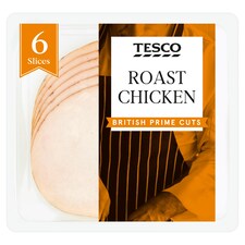 Tesco British Roast Chicken Slices 120g
