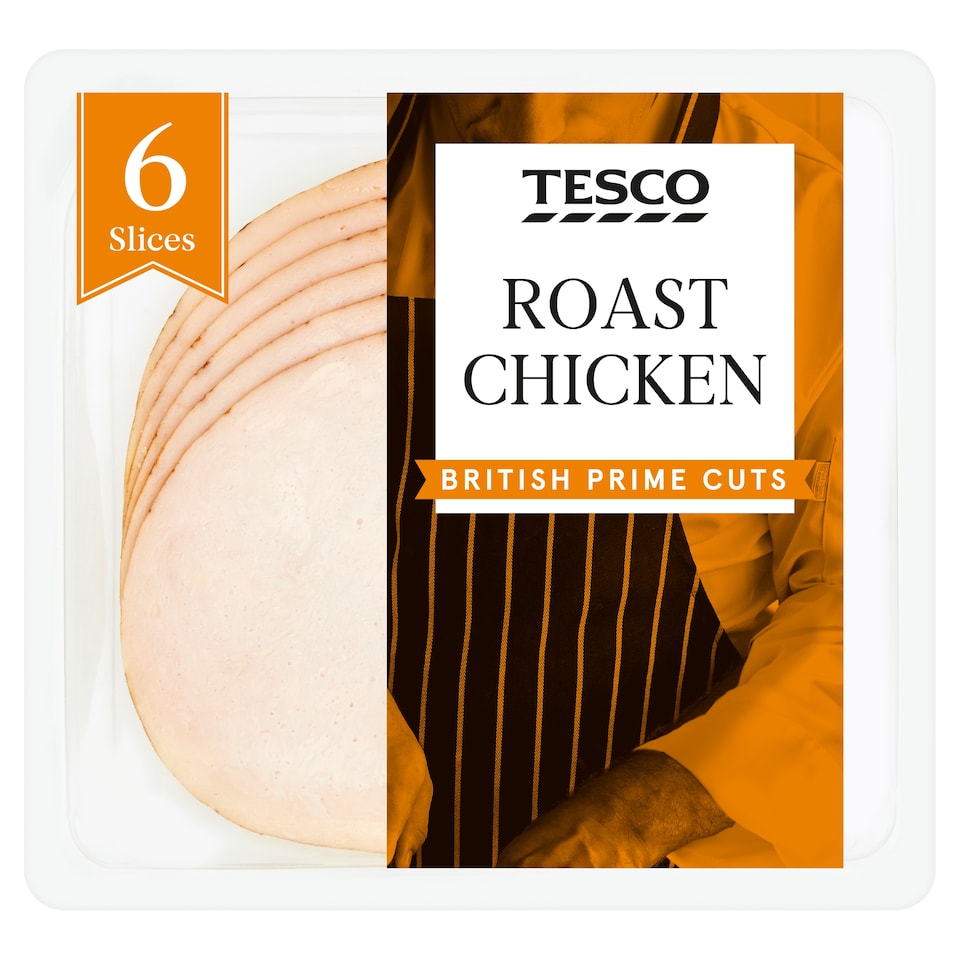 Tesco British Roast Chicken Slices 120g