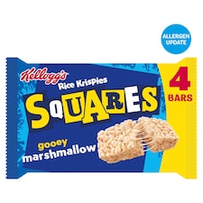 Kellogg's Rice Krispies Squares Marshmallow Snack Bars 4x28g