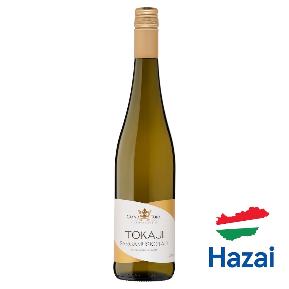 Grand Tokaj Classic Selection Tokaji Sárgamukotály félédes fehérbor 10,5% 0,75 l 1. kép