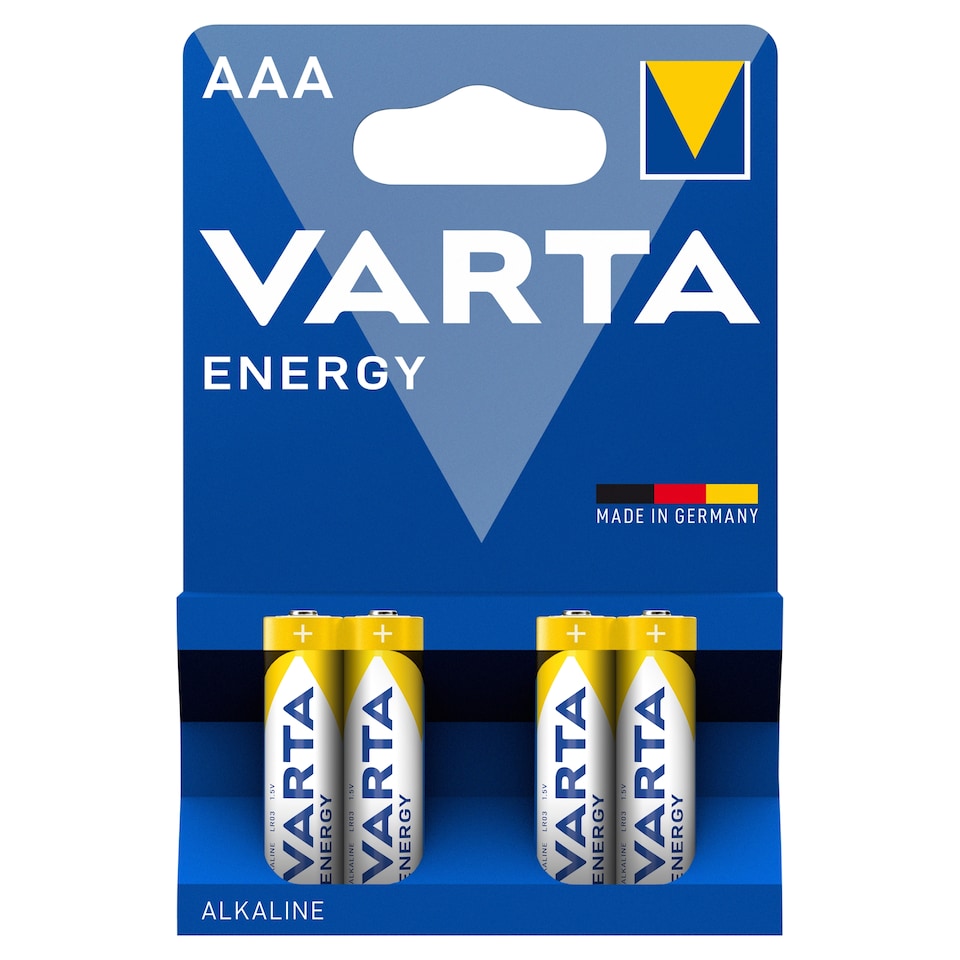 Varta Energy AAA alkalické baterie 4 ks