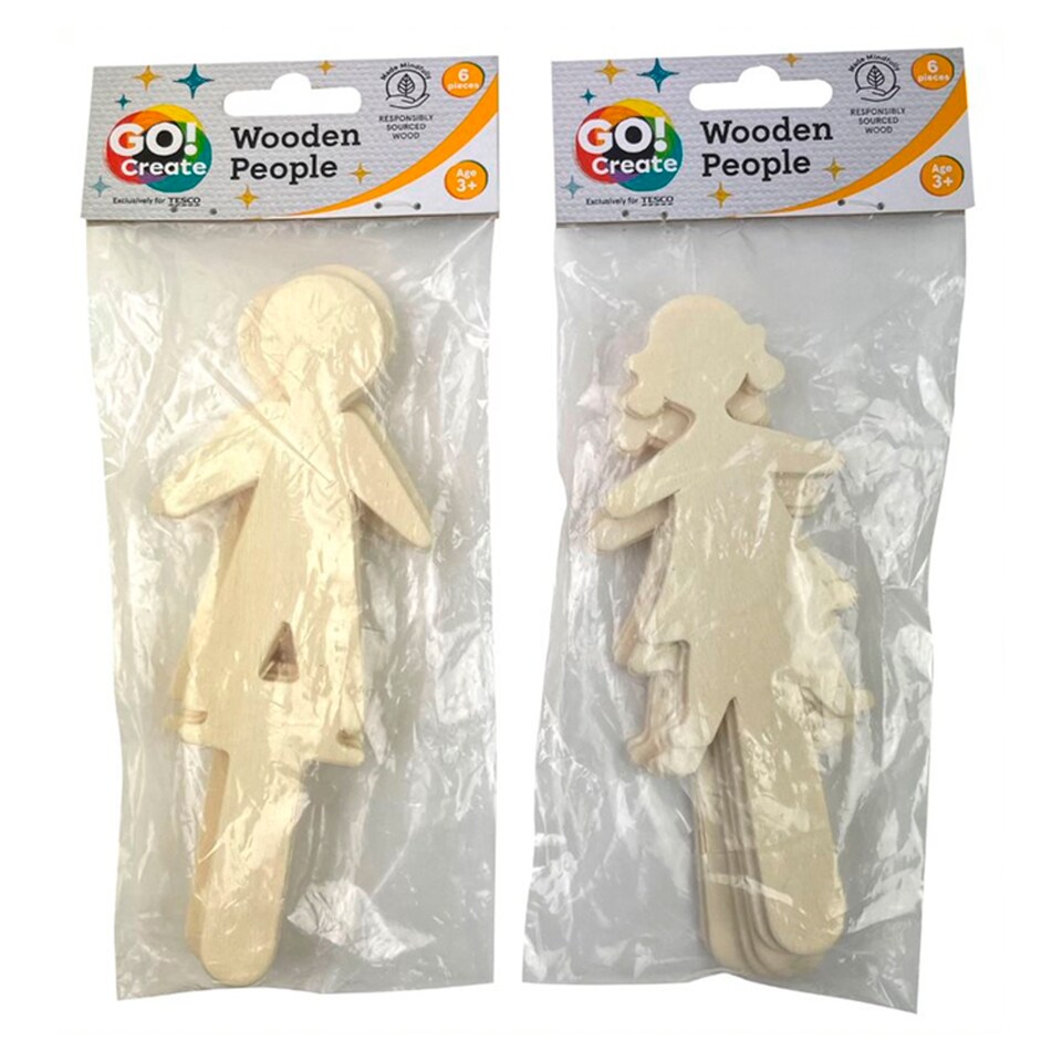 Go Create Wooden People