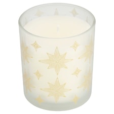 F&F Home Star Winter Vetivert Small Scented Candle Glass 170g Christmas Gift