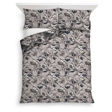 Tesco Mono Palm Duvet Set Kingsize