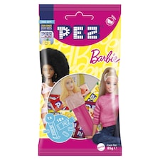Pez gyümölcs ízű cukorka változó figurás adagolóval 10 x 8,5 g (85 g)